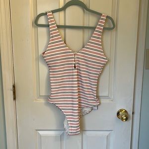 Aerie Textured One Piece Swimsuit - M